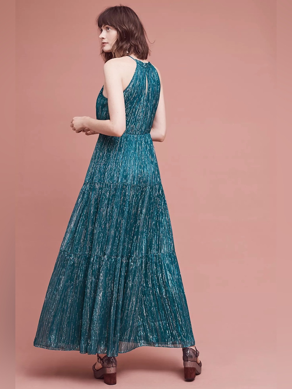 Celestial Halter Gown by Ranna Gill - Picture 3 of 10